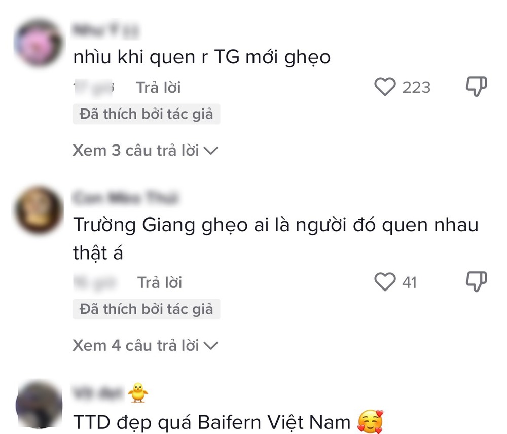  
Fan đẩy thuyền cho cặp đôi khá nhiều. (Ảnh: TikTok Saovbiz) - Tin sao Viet - Tin tuc sao Viet - Scandal sao Viet - Tin tuc cua Sao - Tin cua Sao