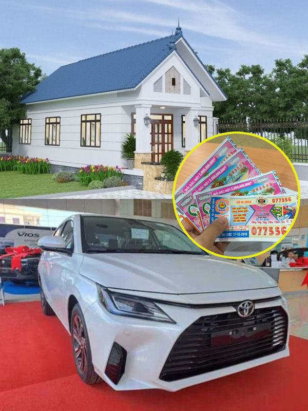  
Nhờ trúng số, nhiều người mua được nhà, xe. (Ảnh minh họa: Auto Pro/Vietnamnet)