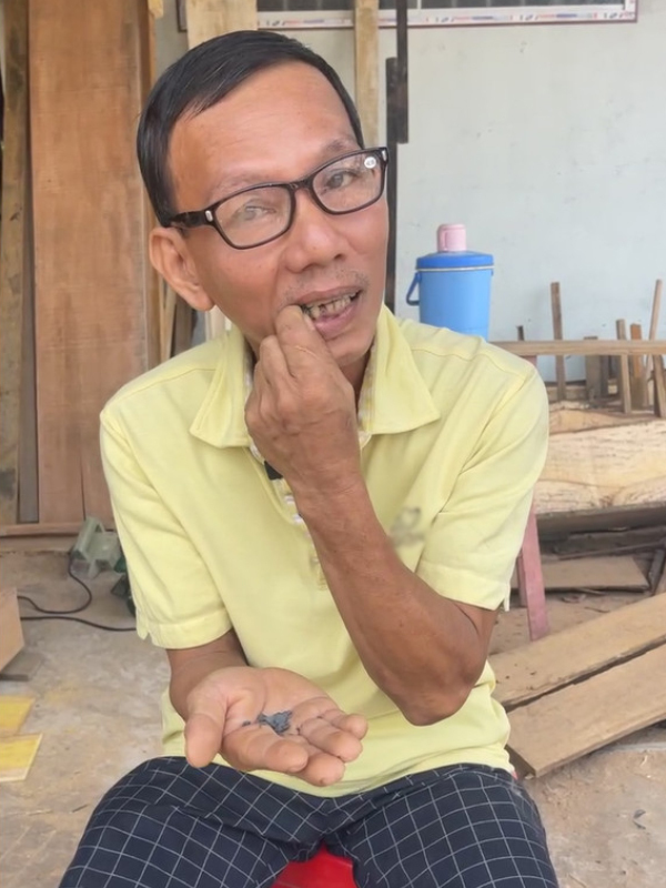  
Khi ăn bình thường thì có vị bùi. (Ảnh: Chụp màn hình FB Độc Lạ Bình Dương)