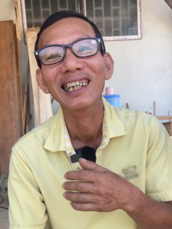  
Anh cảm thấy khỏe mạnh hơn sau khi ăn đá. (Ảnh: Chụp màn hình FB Độc Lạ Bình Dương)