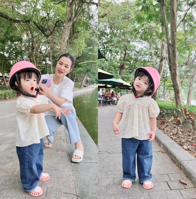 Loạt biểu cảm đáng yêu của Winnie khiến khán giả bật cười. Con-Đông-Nhi-7