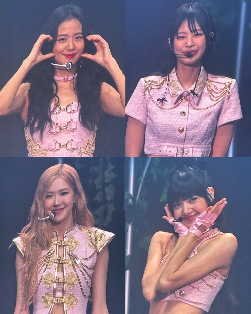  All 4 members shined in 3 nights in Hong Kong. (Photo: Twitter @blackpinkjpgs)