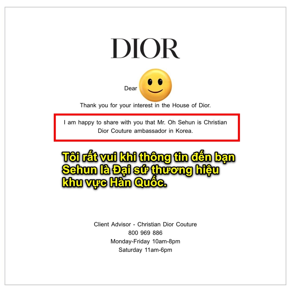 Dior đột ngột quay xe tước danh hiệu Đại sứ toàn cầu của Oh Sehun