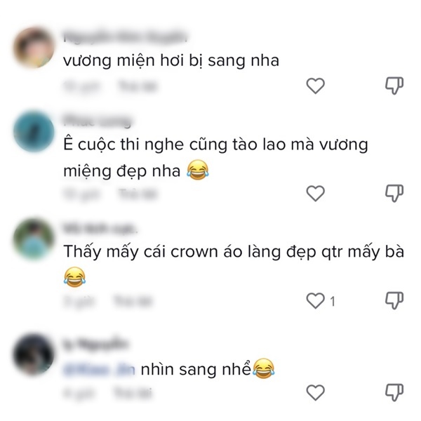  
Một số ý kiến khen của netizen. (Ảnh: Chụp màn hình TikTok VN Universe)