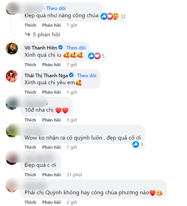  
Ai cũng tấm tắc khen ngợi diện mạo mới của Quỳnh Trần JP. (Ảnh: Facebook Quỳnh Trần JP)