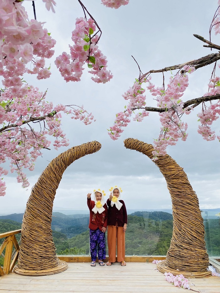  
Được đi du lịch Đà Lạt cùng em gái là ấp ủ từ lâu của cụ Nguyễn Thị Thái. (Ảnh: FB T.N.T)