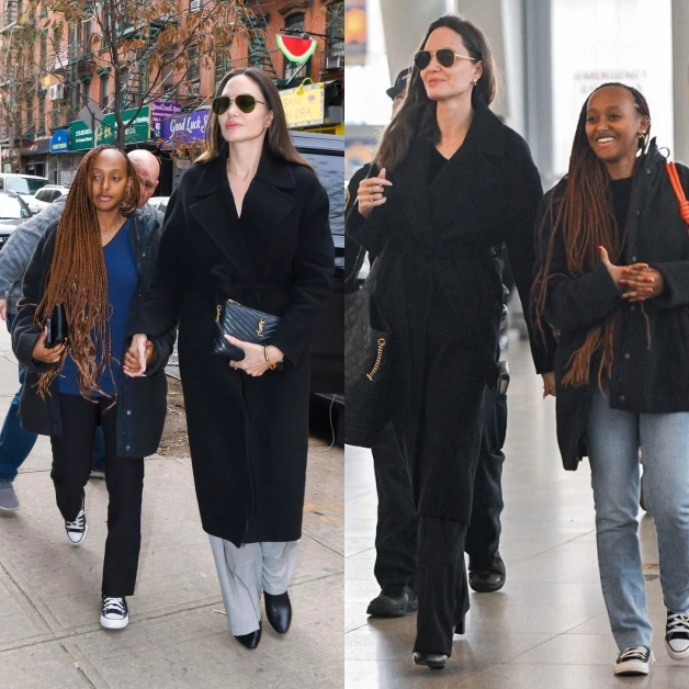  
Angelina Jolie rất cưng chiều con gái nuôi Zahara. (Ảnh: People)
