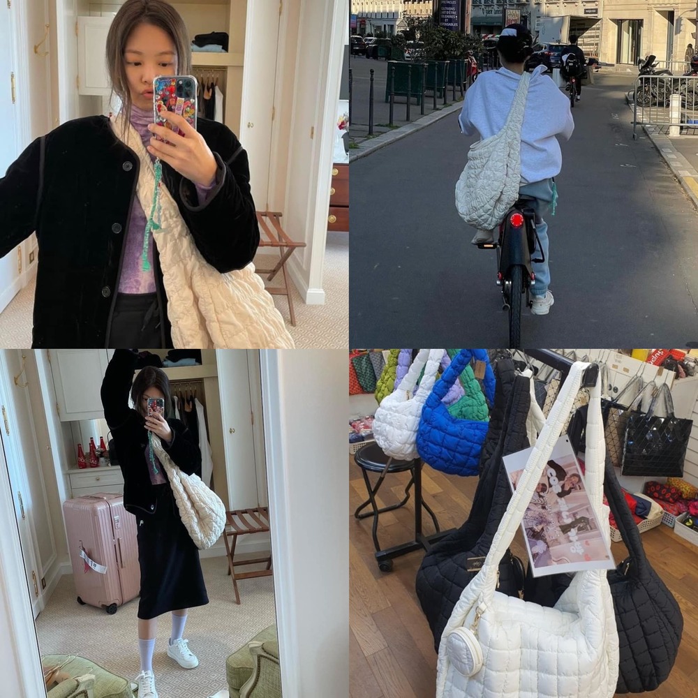  
Chiếc "túi Jennie" đựng cả thế giới gây sốt, được nhiều người hỏi mua. (Ảnh: Pinterest)