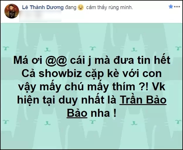  
Ngô Kiến Huy phủ nhận chuyện hẹn hò vào năm 2019. (Ảnh: Chụp màn hình FB Lê Thành Dương) - Tin sao Viet - Tin tuc sao Viet - Scandal sao Viet - Tin tuc cua Sao - Tin cua Sao