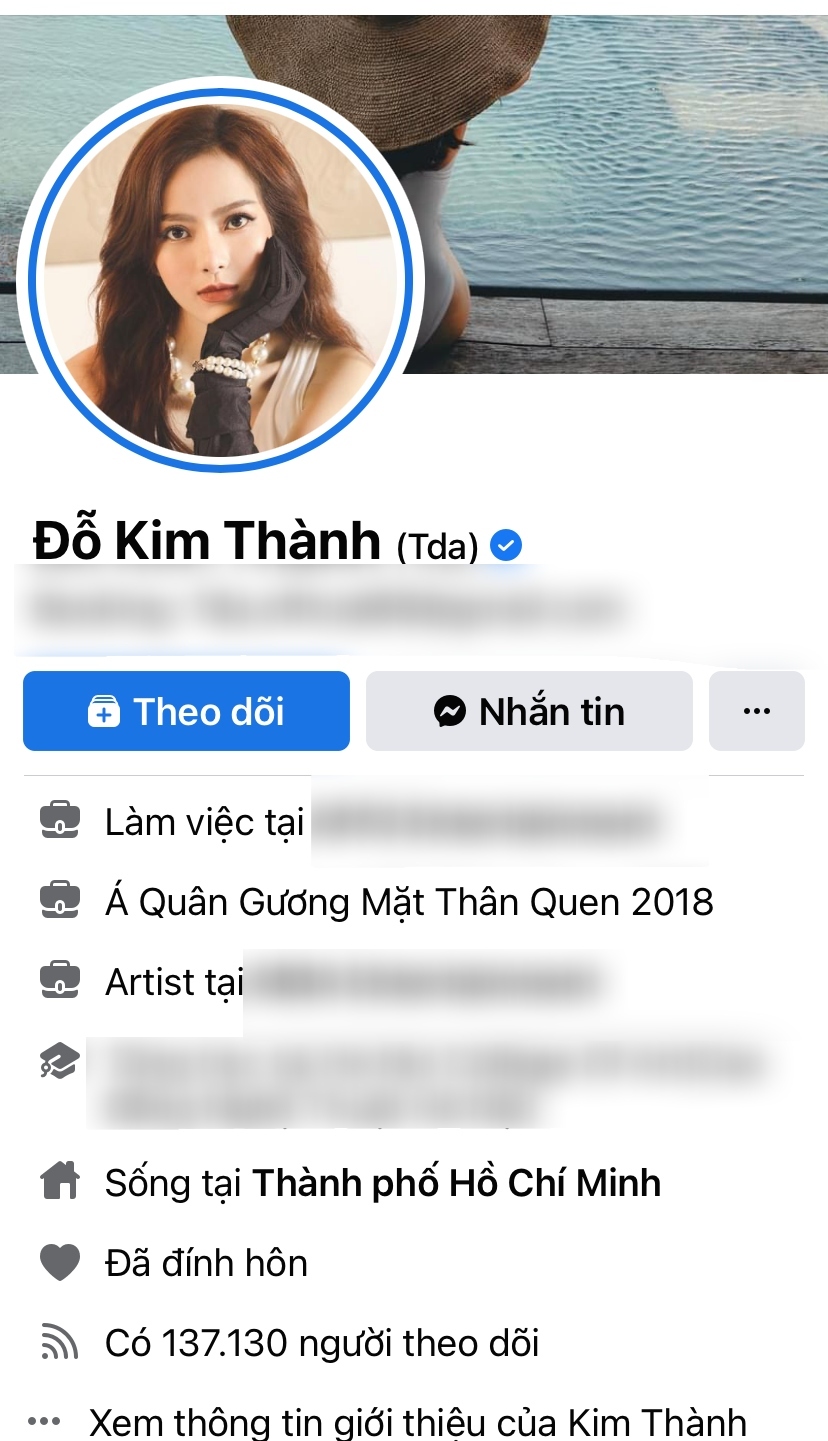  
Nữ ca sĩ bị soi thông tin đã đính hôn. (Ảnh: Chụp màn hình FB Đỗ Kim Thành) - Tin sao Viet - Tin tuc sao Viet - Scandal sao Viet - Tin tuc cua Sao - Tin cua Sao