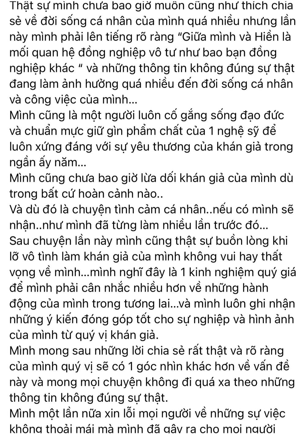 Nam ca sĩ khẳng định muốn làm nghề đạo đức nên không bao giờ lừa dối khán giả. (Ảnh: Trinh Thang Binh)  
Nam ca sĩ khẳng định muốn làm nghề đạo đức nên không bao giờ lừa dối khán giả. (Ảnh: Trinh Thang Binh) - Tin sao Viet - Tin tuc sao Viet - Scandal sao Viet - Tin tuc cua Sao - Tin cua Sao