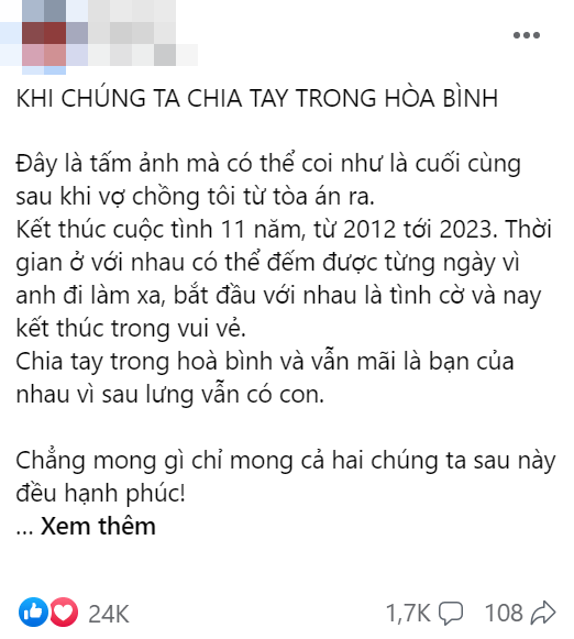  Câu chuyện của 2 vợ chồng được chia sẻ lên mạng xã hội. (Ảnh: Chụp màn hình B.V)