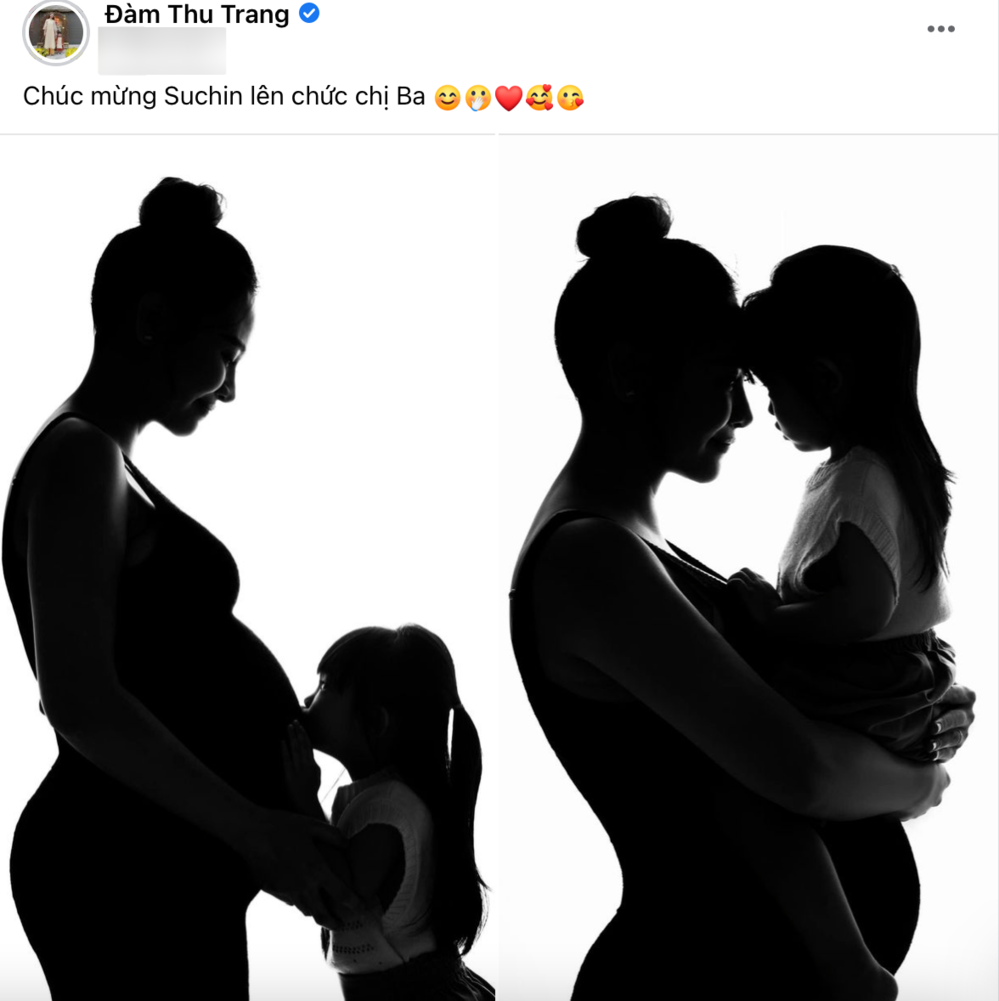 Đàm Thu Trang tung bộ ảnh bầu, chính thức xác nhận mang thai lần 2