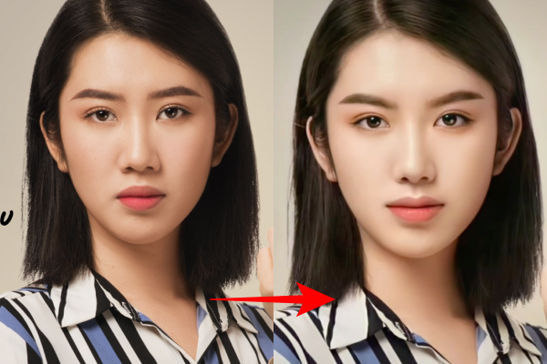  Gương mặt gốc và theo căn chỉnh không có sự thay đổi nhiều. (Ảnh: Henry edit) - Tin sao Viet - Tin tuc sao Viet - Scandal sao Viet - Tin tuc cua Sao - Tin cua Sao