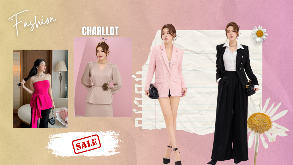 Với chất liệu cao cấp, đường may tỉ mỉ, tinh xảo, các sản phẩm của CHARLLOT luôn đảm bảo chiều lòng các cô nàng khó tính nhất.
Với chất liệu cao cấp, đường may tỉ mỉ, tinh xảo, các sản phẩm của CHARLLOT luôn đảm bảo chiều lòng các cô nàng khó tính nhất.