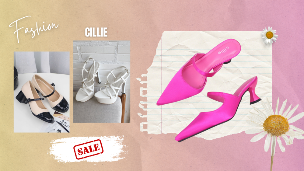 Cillie đang sale đến 50% cho các sản phẩm từ giày cao gót, Marry Jane, giày sandal,… tại gian hàng trên Shopee Mall
Cillie đang sale đến 50% cho các sản phẩm từ giày cao gót, Marry Jane, giày sandal,… tại gian hàng trên Shopee Mall