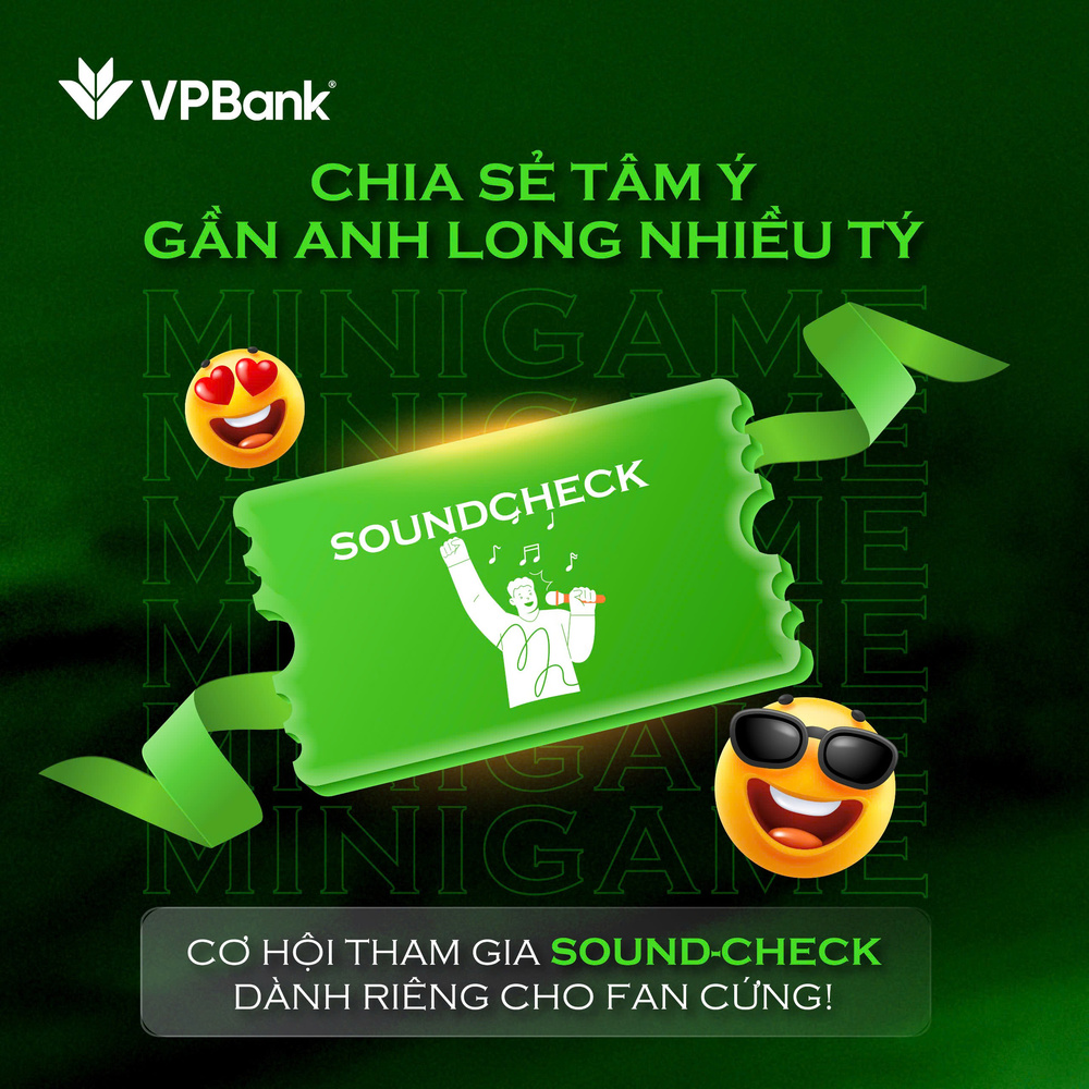 Quyền lợi Sound-check chỉ có riêng VPBank “đàm phán” được.
Quyền lợi Sound-check chỉ có riêng VPBank “đàm phán” được.