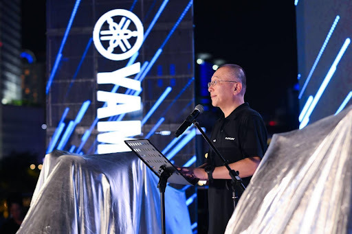 Ông Okutani Masahiro, Tổng Giám đốc Yamaha Motor Việt Nam, chia sẻ tại sự kiện.
Ông Okutani Masahiro, Tổng Giám đốc Yamaha Motor Việt Nam, chia sẻ tại sự kiện.