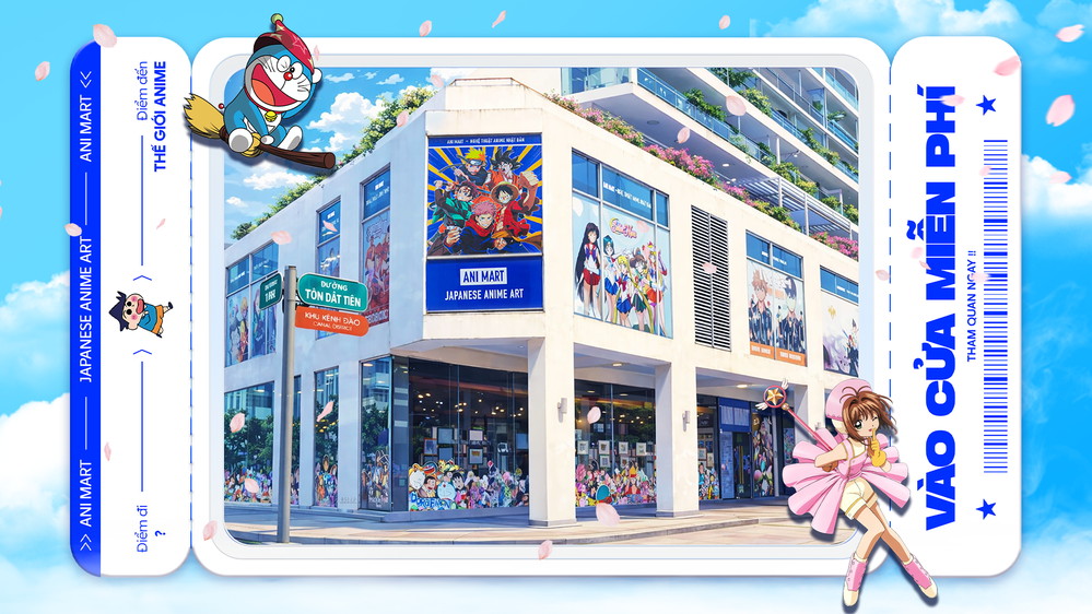 Ani Mart - Thế giới Anime ngay giữa lòng thành phố.
Ani Mart - Thế giới Anime ngay giữa lòng thành phố.
