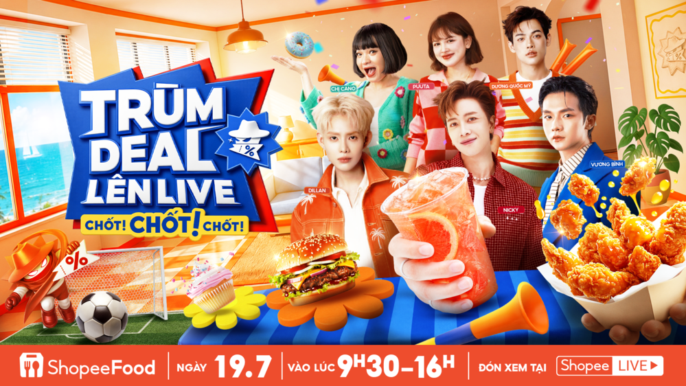 Trùm Deal Lên Live 19/7 mang đến trải nghiệm vừa săn deal món ngon, vừa tận hưởng không khí giải trí cuối tuần.
Trùm Deal Lên Live 19/7 mang đến trải nghiệm vừa săn deal món ngon, vừa tận hưởng không khí giải trí cuối tuần.