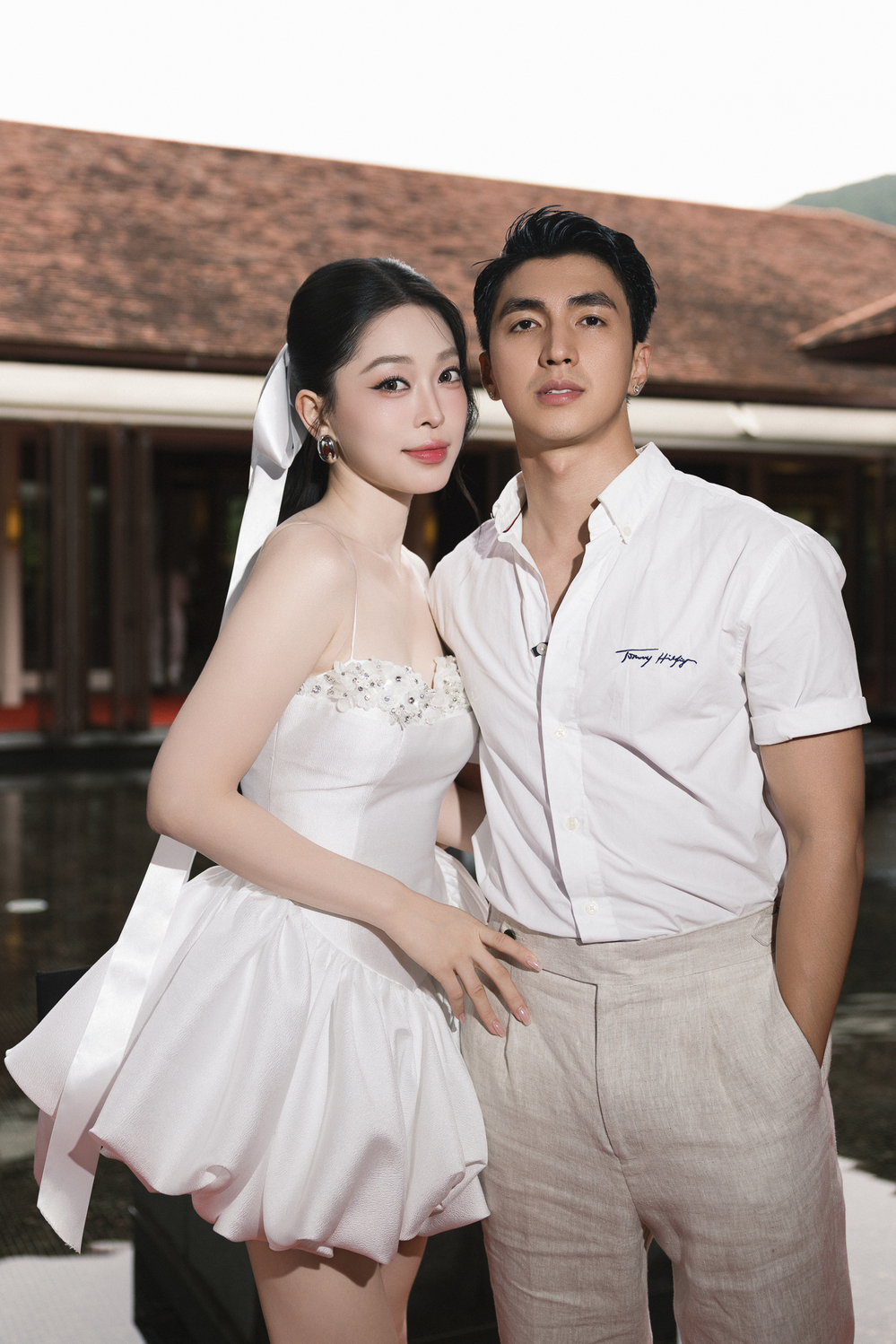 Vợ chồng Á hậu Phương Nga - diễn viên Bình An.
Vợ chồng Á hậu Phương Nga - diễn viên Bình An.