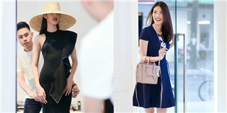 Lan Khuê hào hứng đi thử trang phục làm vedette