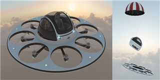 Độc đáo ý tưởng chế tạo tàu bay như UFO của người ngoài hành tinh