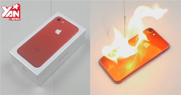 Màn đốt cháy IP7 Red khiến các fan "táo đỏ" phát thèm thuồng