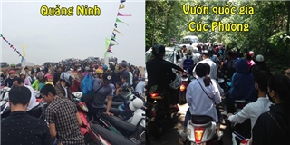 Nghỉ lễ và 1001 địa điểm rơi vào tình trạng ách tắc trầm trọng
