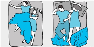 Vạch trần mức độ thân mật trong mối quan hệ qua tư thế ngủ