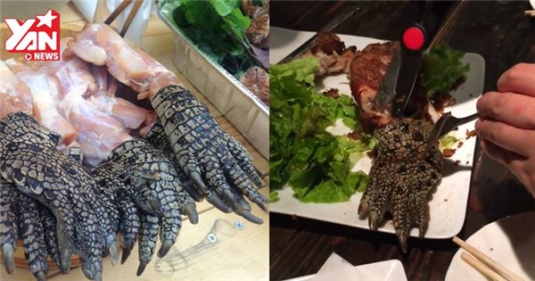 Chân cá sấu nướng nguyên cái, "món độc" của nhà hàng quái dị ở Nhật