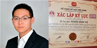 Chàng trai Việt lập kỉ lục điểm tuyệt đối kì thi xét tuyển đại học Mỹ
