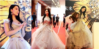 Váy áo rườm rà, Trương Hinh Dư bị netizen ném đá tơi tả