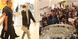 Cô gái gây náo loạn tại trung tâm mua sắm vì đóng giả Justin Bieber