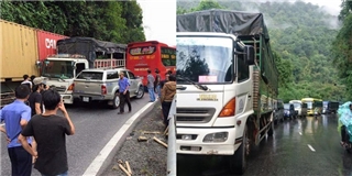 Tai nạn liên hoàn giữa 4 xe, đèo Bảo Lộc kẹt cứng gần 10km
