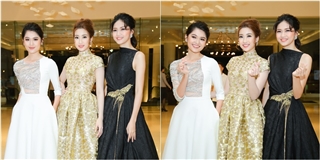 Hoa hậu Mỹ Linh đọ sắc bên Á hậu Thanh Tú, Thùy Dung