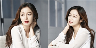 Bầu bí ngày càng rõ, Kim Tae Hee vẫn tỏa sáng trong ảnh quảng cáo mới