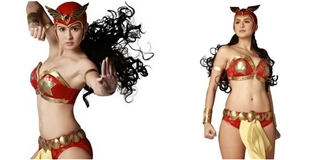 Bỏng mắt với Wonder Woman phiên bản Marian Rivera