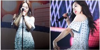 Chia tay hình ảnh ngây thơ, Nayeon diện váy ngắn hết cỡ trong concert