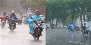 Do ảnh hưởng bão, Hà Nội mưa lớn có giông kéo dài nhiều ngày
