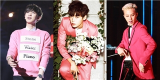 G Dragon, Lee Jong Suk, Chanyeol là fan cứng của màu "cẩm hường"