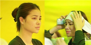 Phạm Hương suy sụp, khóc không ngừng trong đám tang cha