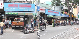 Tông xe liên hoàn trên phố Sài Gòn, nhiều người bị thương