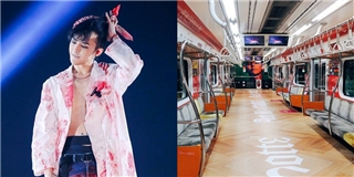 Fan của G-Dragon “chơi lớn” khi dành cho anh hẳn một toa tàu điện ngầm