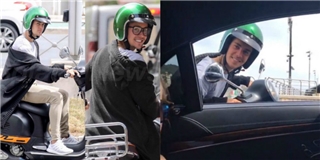 Justin Bieber chạy xe máy, fan rần rần đòi ngồi ké phía sau