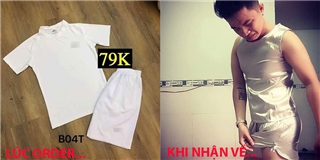 Thanh niên đặt hàng online bộ thể thao, đến lúc nhận thì ngã ngửa vì trong tay là... đồ ngủ phi bóng màu hồng