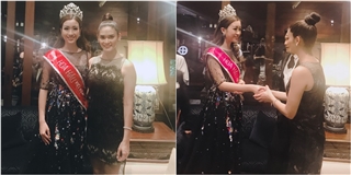 Hoa hậu Pia Wurtzbach hứa giúp đỡ Hoa hậu Mỹ Linh nếu đi thi quốc tế