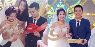 Đám cưới siêu khủng ở Nghệ An: Cô dâu được đắp vàng, sổ đỏ, ô tô