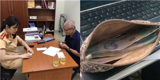 Bỏ quên ví chứa 20 triệu đồng, người đàn ông nhận cái kết bất ngờ từ CSGT