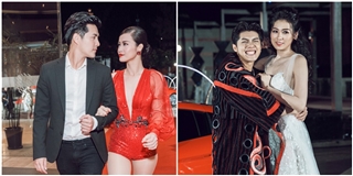 Đông Nhi và Noo Phước Thịnh kẻ trước, người sau tại sự kiện chung
